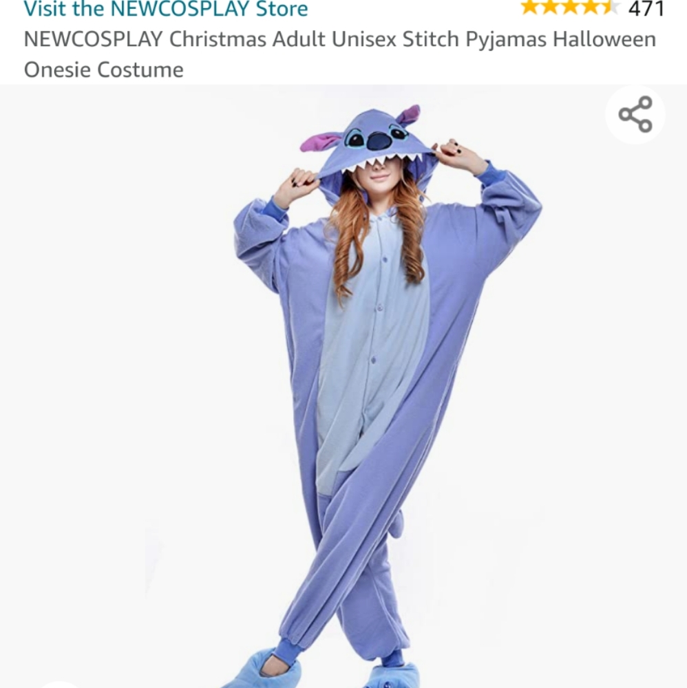 Stitch onsie size XL